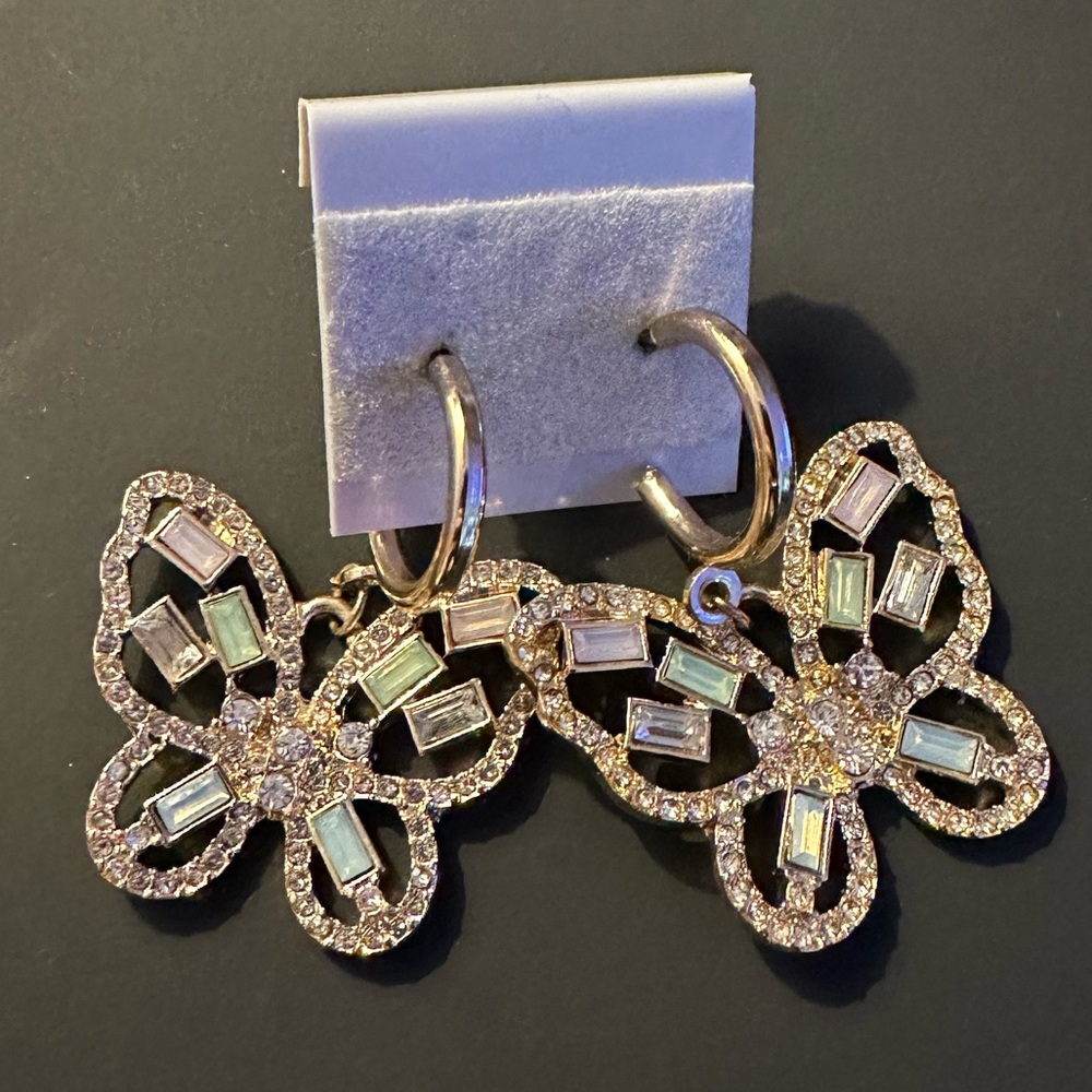 Gold Butterly Earrings